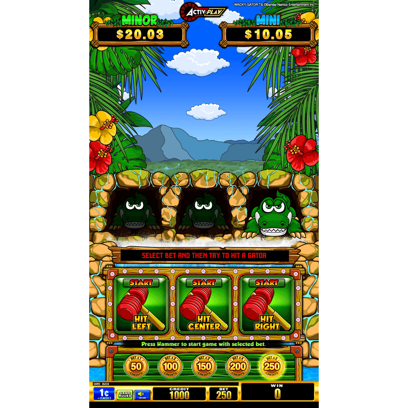 Gabinete o imagen del juego Wacky Gator