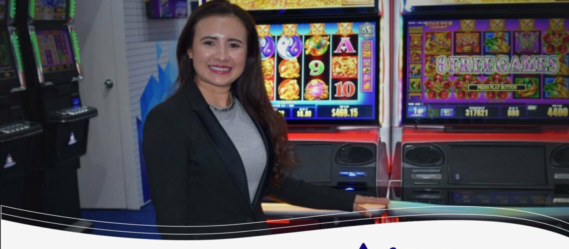 Arleth Godinez, Directora de ventas de Aruze comparte la visión sobre el futuro de los juegos electronicos de casino